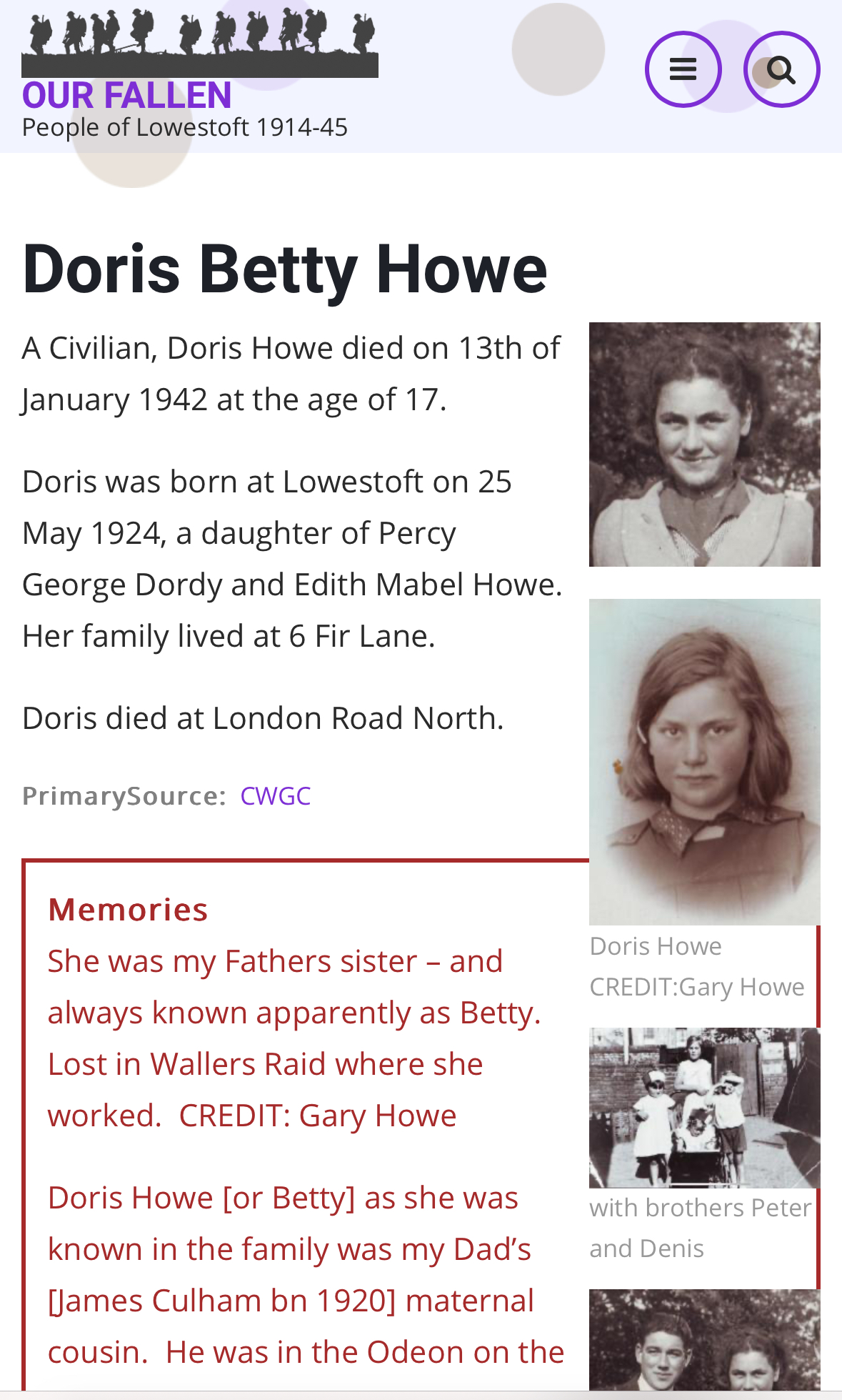 doris Howe