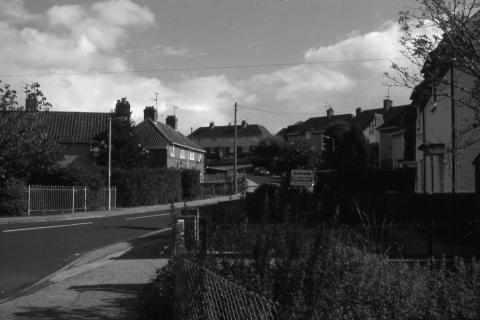 Site of Lowestoft’s first windmill: top of the slope in the Hill Road/Halcyon Crescent area.