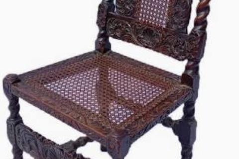 Late 17th century cane work chair