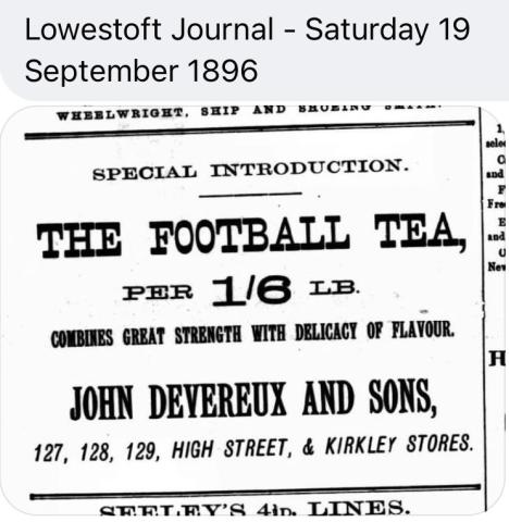  Football Tea