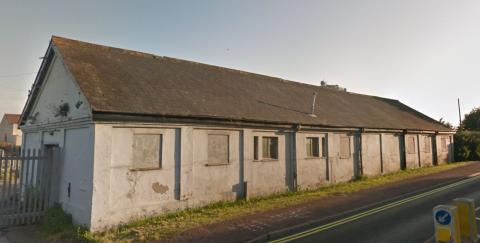 Denmark road empty shed