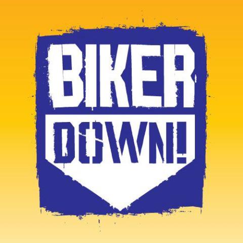 biker down