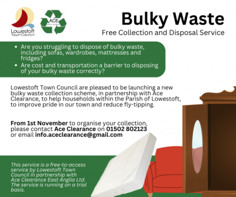 Poster for Bulky Waste Disposal Scheme