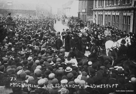Proclamation of King Edward VII at Lowestoft, 1901