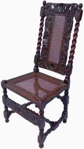 Late 17th century cane work chair